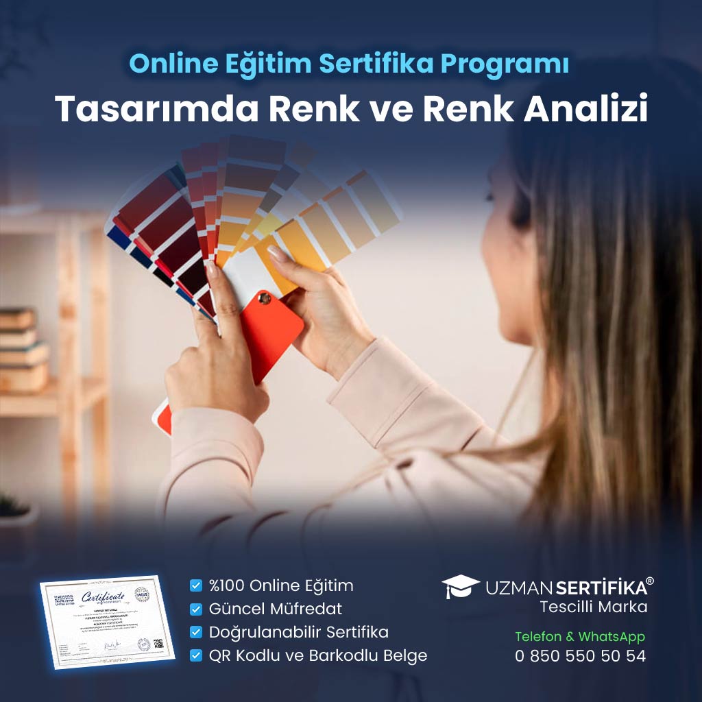 Tasarımda Renk ve Renk Analizi Eğitimi Sertifika Programı