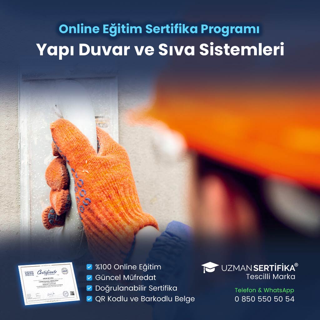 Yapı Duvar ve Sıva Sistemleri Eğitimi Sertifika Programı