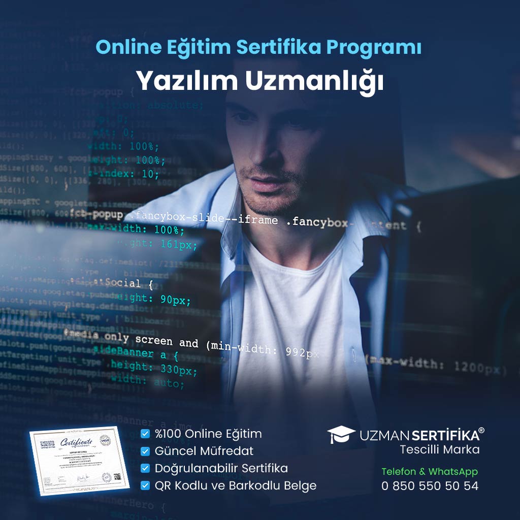Yazılım Uzmanlığı Eğitimi Sertifika Programı